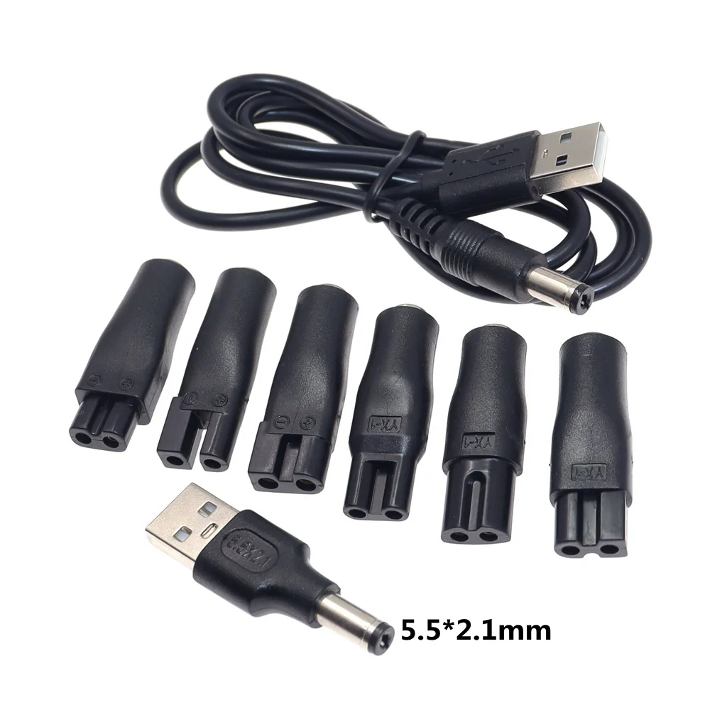 Men'S Grooming Scissors - 8PCS Replacement Power Cord 5V Charger