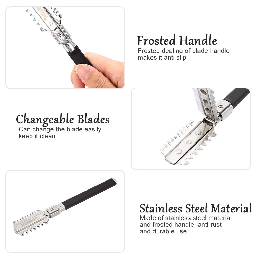 Double-Edge Shaving Haircut Ra - đánh giá và giá Men'S Grooming Scissors