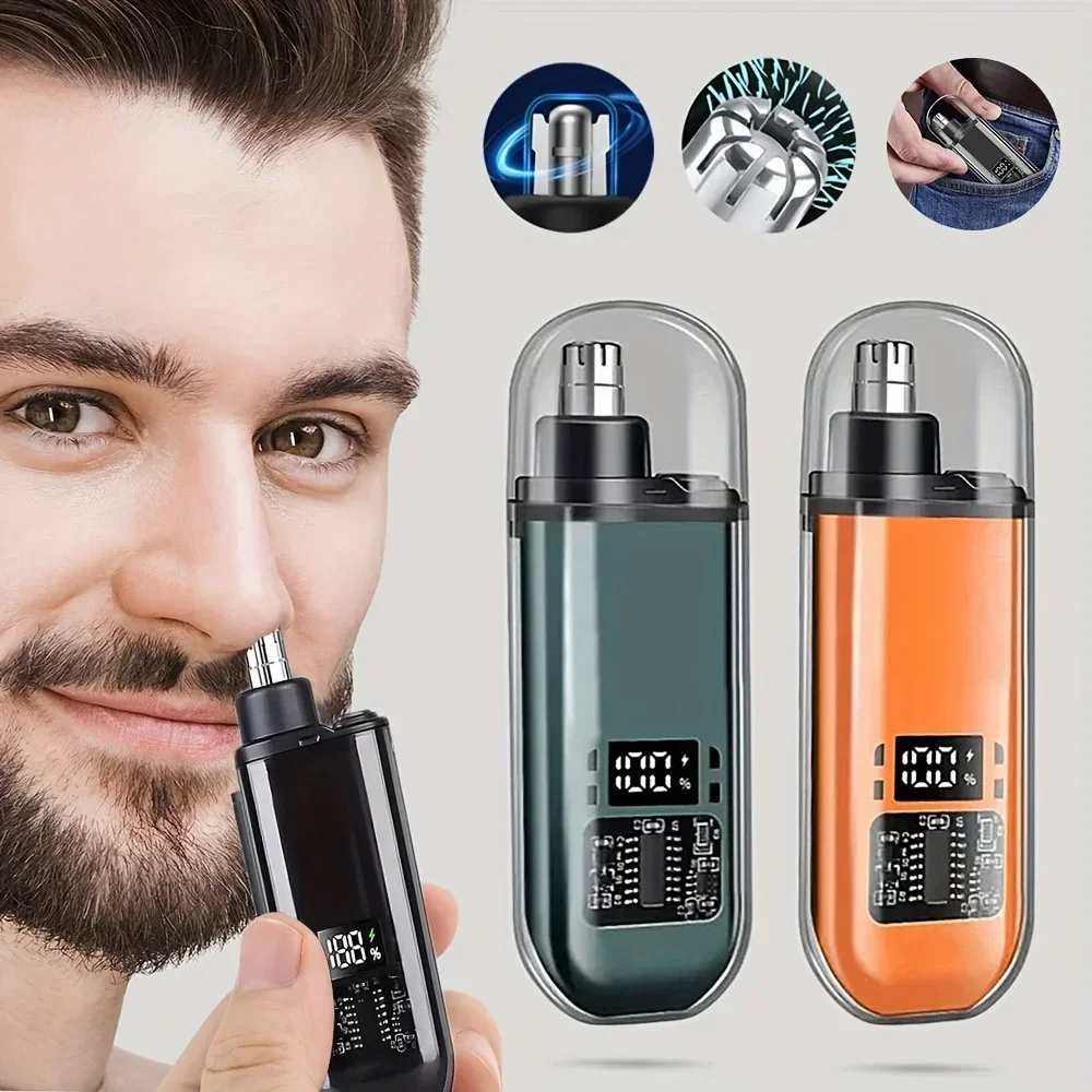 Nose Ear Hair Trimmer USB Rech - đánh giá và giá Men'S Grooming Scissors