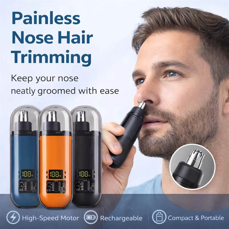 Nose Ear Hair Trimmer USB Rech - đánh giá và giá Men'S Grooming Scissors