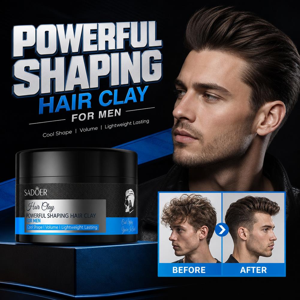 Matte Hair Styling Clay Strong - đánh giá và giá Pomade Hair Clay