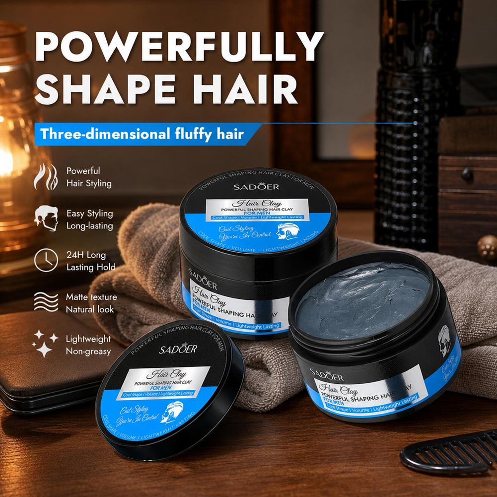 Matte Hair Styling Clay Strong - đánh giá và giá Pomade Hair Clay