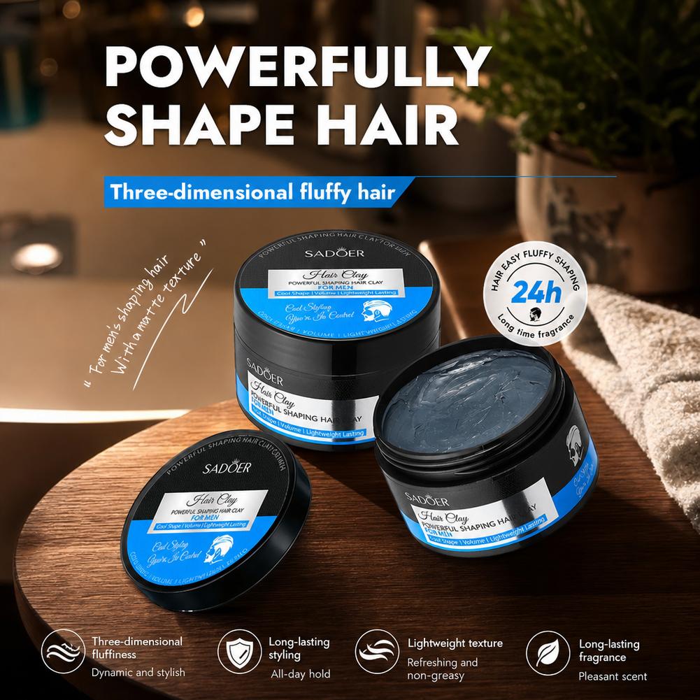 Matte Hair Styling Clay Strong - đánh giá và giá Pomade Hair Clay