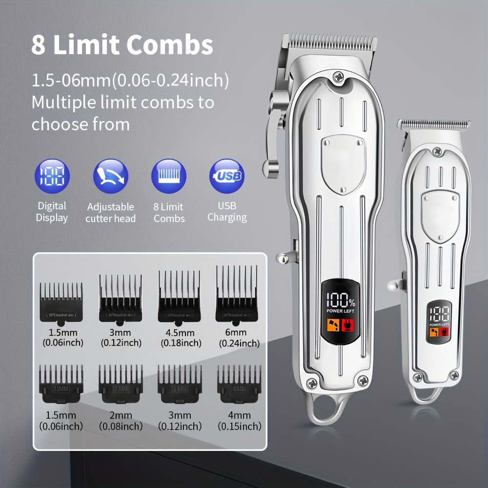 Professional Hair Clipper Set  - đánh giá và giá Men'S Grooming Scissors