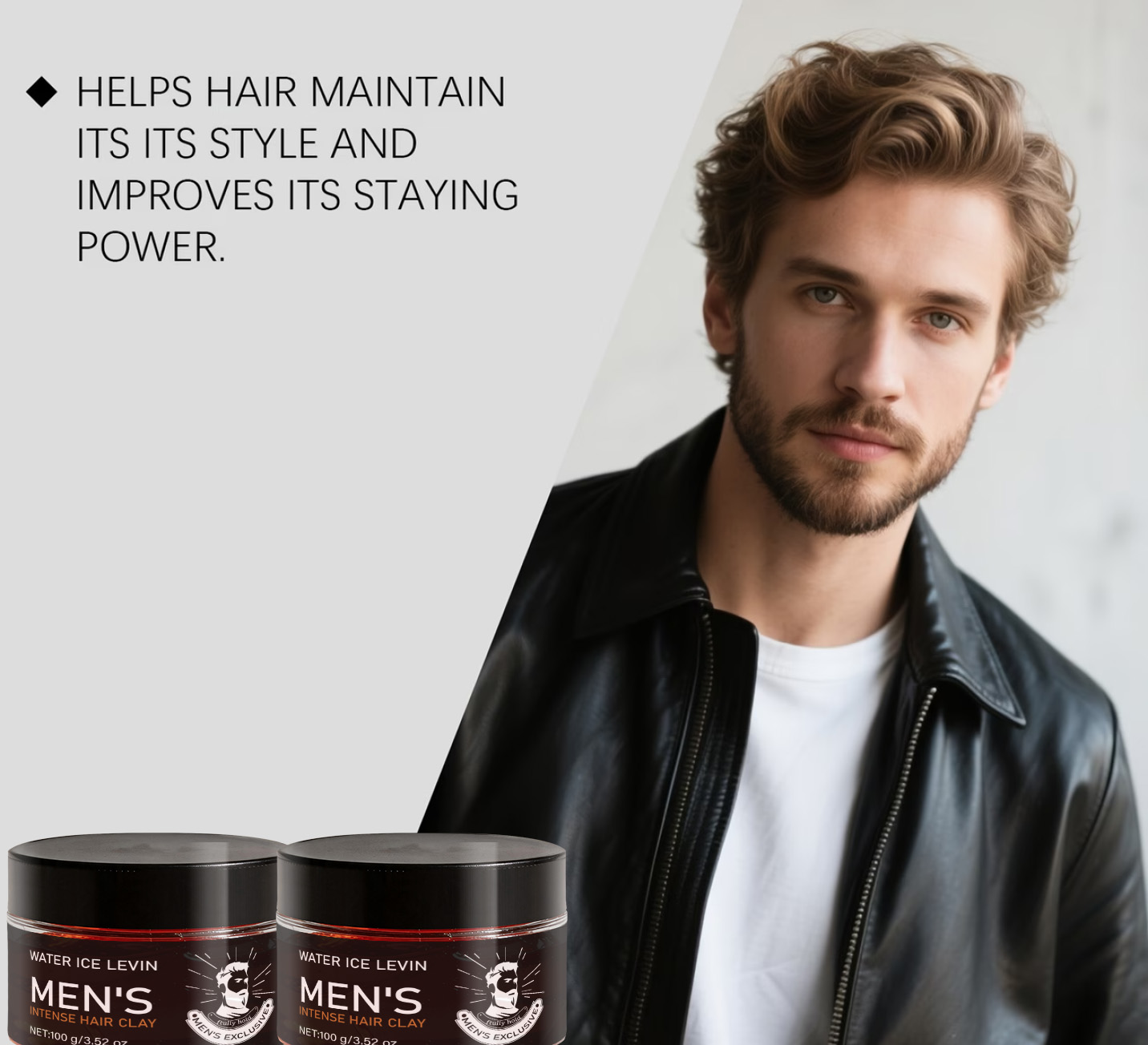 Men's Firm Hold Hair Clay with - đánh giá và giá Pomade Hair Clay