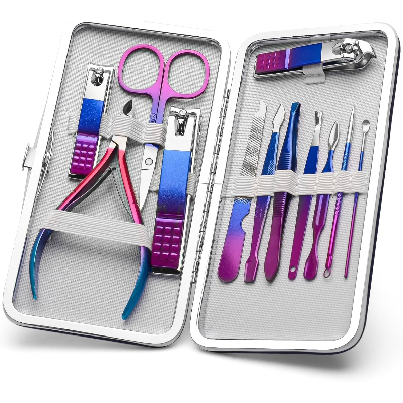 Manicure Set Nail Clippers Ped - đánh giá và giá Nail Care Kit Mens