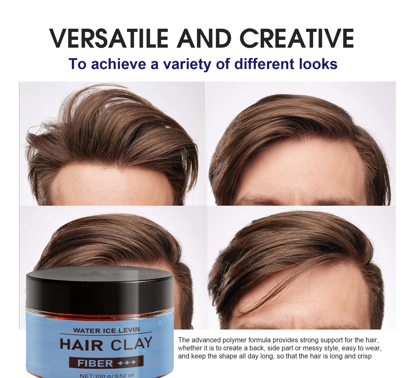 Biotin & Keratin Hair Clay for - đánh giá và giá Pomade Hair Clay
