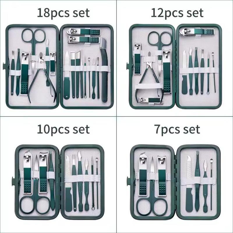 Manicure Set Nail Clippers Kit - đánh giá và giá Nail Care Kit Mens