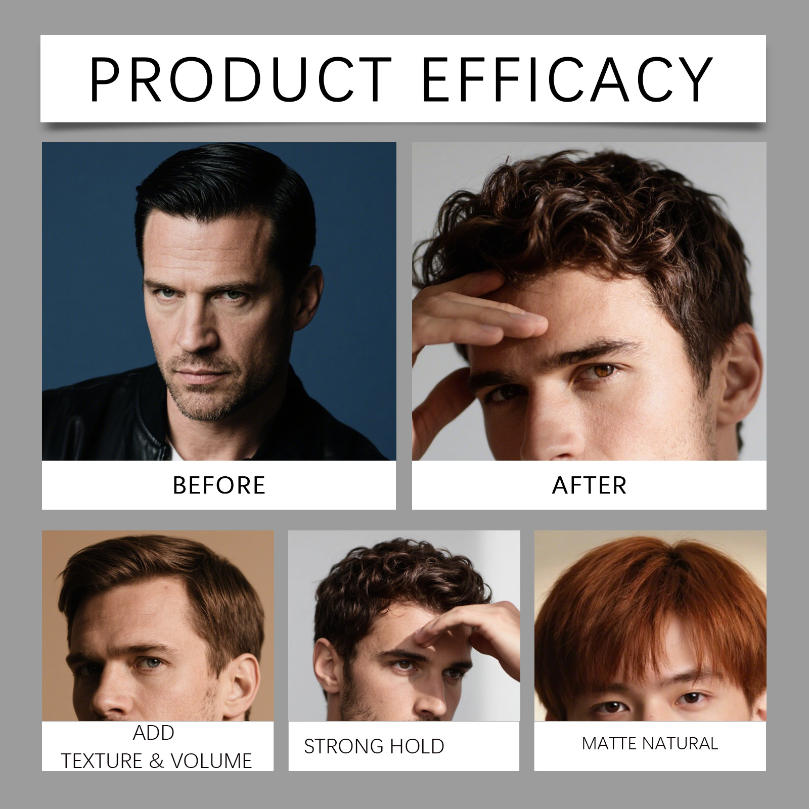 Men Matte Shaped Clay Hair Sty - đánh giá và giá Pomade Hair Clay
