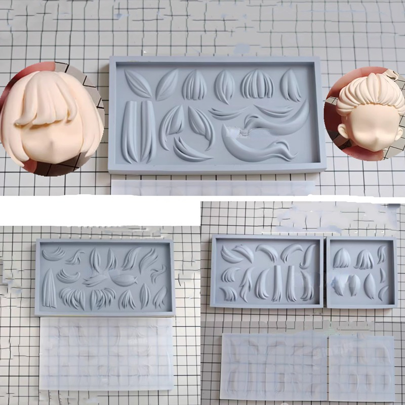 Hair Silicone Mold 3.5cm Face  - đánh giá và giá Pomade Hair Clay