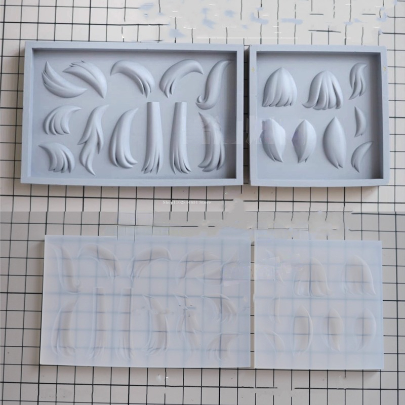 Hair Silicone Mold 3.5cm Face  - đánh giá và giá Pomade Hair Clay