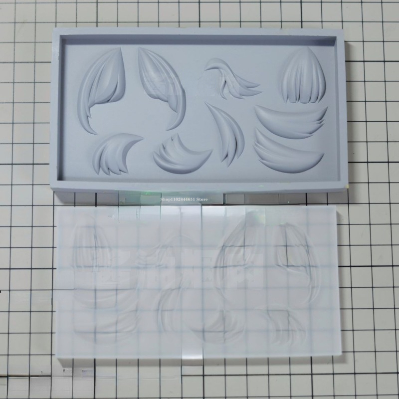 Hair Silicone Mold 3.5cm Face  - đánh giá và giá Pomade Hair Clay